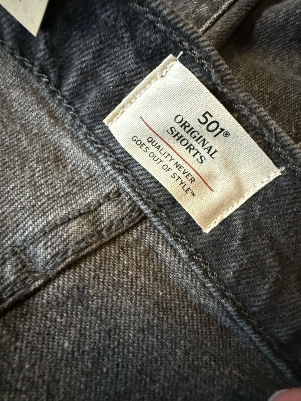 Levi's 501’s Women's Denim Cutoff Shorts Duo - Light Blue & Black - Picture 7 of 9